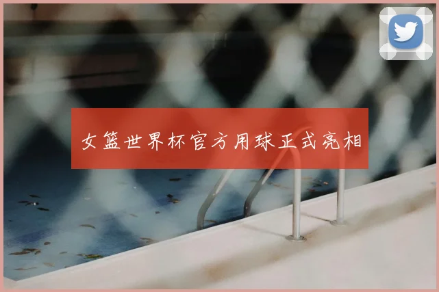 女篮世界杯官方用球正式亮相